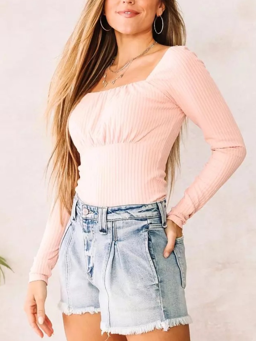 Willow & Root from Buckle Square Neck Top Size Small